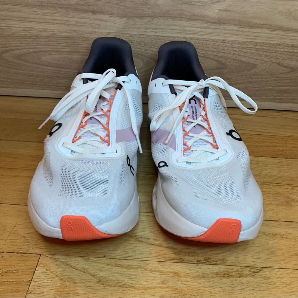 On Running Cloudsurfer Next Women's Sneakers in White / Flame - Size 12 - Picture 3 of 9